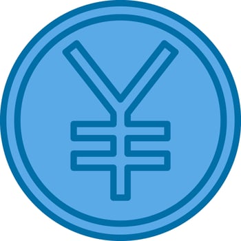 Yen Vector Icon Design