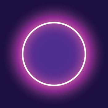 Abstract background. Neon round. Vector illustration