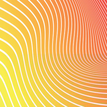 Abstract yellow, orange, red background with white lines. Vector illustration.