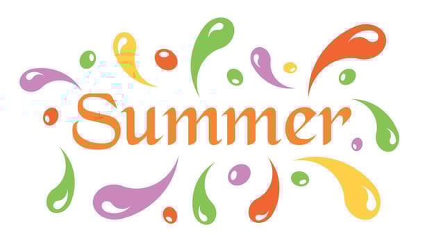 Summer splash spray vector icon in flat style. Summertime illustration on white isolated background. Summer wave concept.