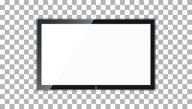 Tv Icon vector illustration in flat style isolated on isolated background. Television symbol for web site design, logo, app, ui.