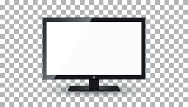 Tv Icon vector illustration in flat style isolated on isolated background. Television symbol for web site design, logo, app, ui.