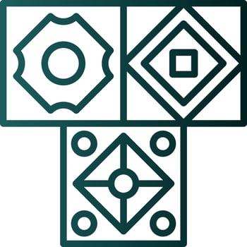 Multi Tiles Vector Icon Design