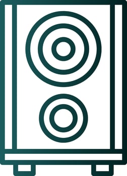 Sound box Vector Icon Design