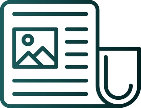 Newspaper Vector Icon Design