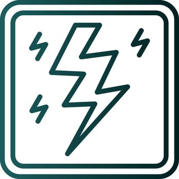 Lightning Bolt Vector Icon Design