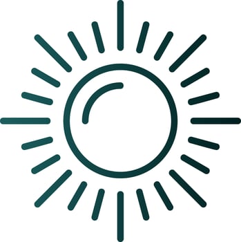 Sun Vector Icon Design