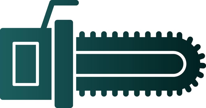 Saw Blade Vector Icon Design