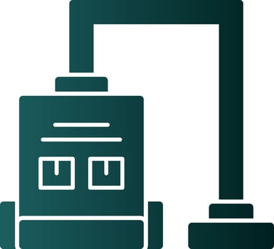 Vacuum Cleaner Vector Icon Design