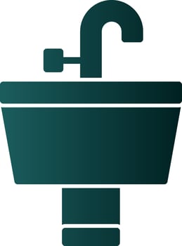 Sink Vector Icon Design