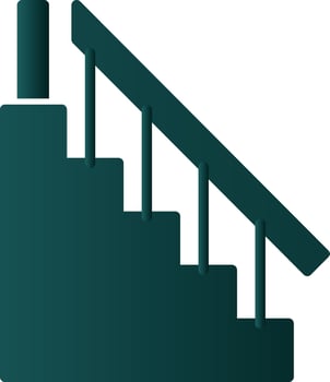 Stair Vector Icon Design