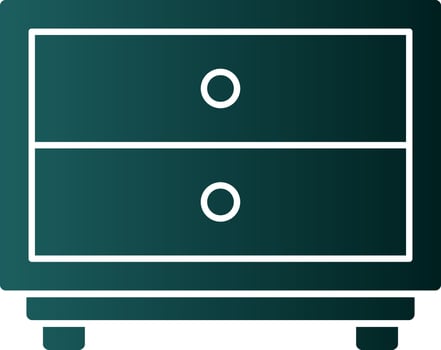 Chest of Drawers Vector Icon Design