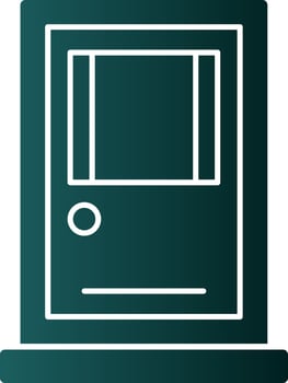 Door Vector Icon Design