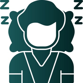 Sleeping Vector Icon Design