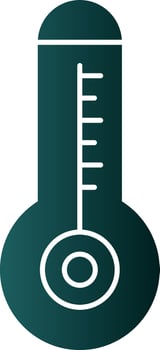 Thermometer Vector Icon Design
