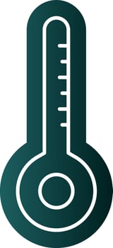Thermometer Vector Icon Design