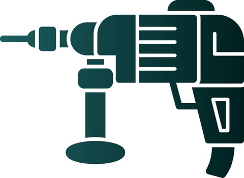 Drilling machine Vector Icon Design