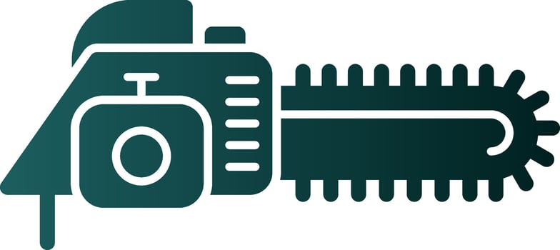 Chain saw Vector Icon Design
