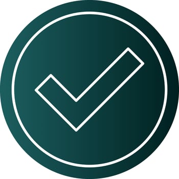 Checked Vector Icon Design