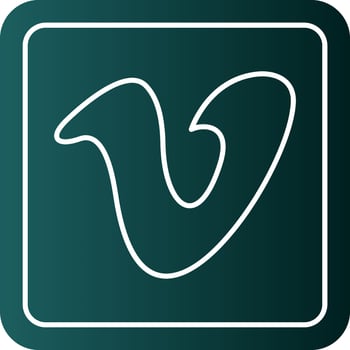 Vimeo Square Logo Vector Icon Design