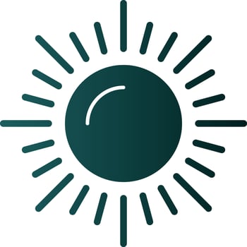 Sun Vector Icon Design