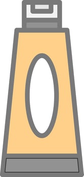 Toothpaste Vector Icon Design