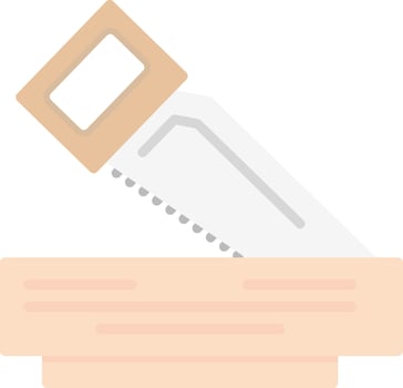 Wood Cuttor Vector Icon Design