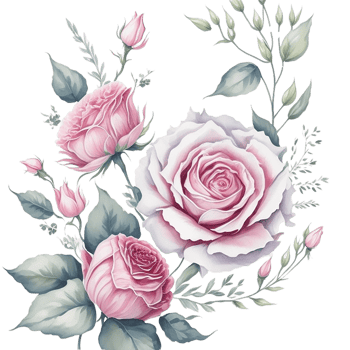 Watercolor Floral Flower Design, Watercolor Flower Arrangements Floral, Watercolor Flower Design, Flower Sublimation Floral Clipart, Wedding Decoration, png