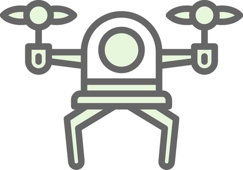 Drone Vector Icon Design