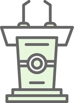 Podium Vector Icon Design