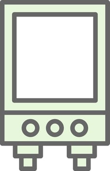 Water Heater Vector Icon Design