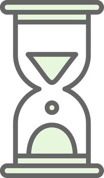 Hourglass Vector Icon Design