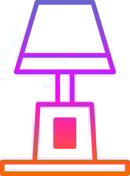 Lamp Vector Icon Design