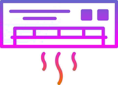Air Conditioner Vector Icon Design