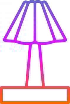 Lamp Vector Icon Design