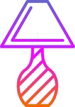 Lamp Vector Icon Design