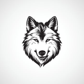 Fox head logo icon, fox face vector Illustration
