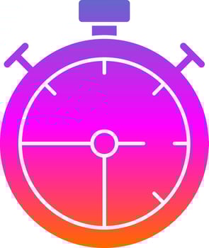 Stopwatch Vector Icon Design