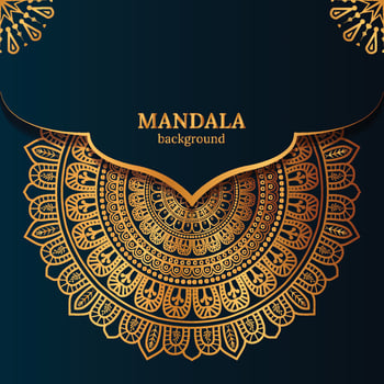 Luxury mandala background with golden arabesque pattern Arabic Islamic east style. Ramadan Style Decorative mandala. Mandala for print, poster, cover, vector
