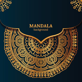 Luxury mandala background with golden arabesque pattern Arabic Islamic east style. Ramadan Style Decorative mandala. Mandala for print, poster, cover, vector