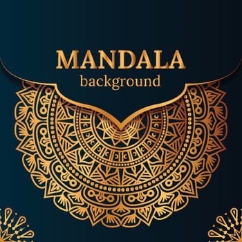 Luxury mandala background with golden arabesque pattern Arabic Islamic east style. Ramadan Style Decorative mandala. Mandala for print, poster, cover, vector