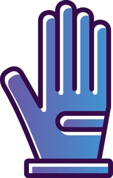 Glove Vector Icon Design