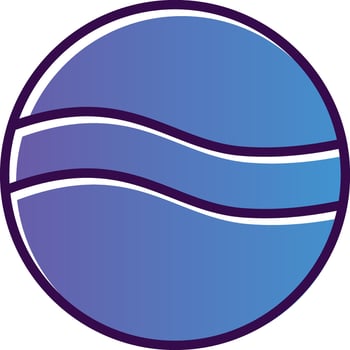 Golf ball Vector Icon Design