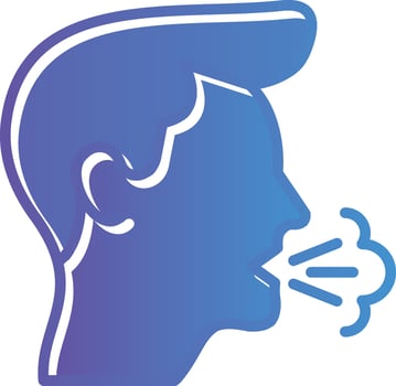 Cough Vector Icon Design
