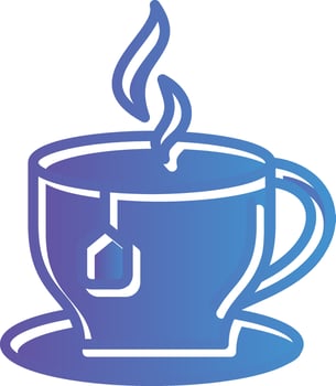 Tea cup Vector Icon Design