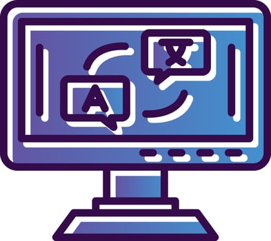 Translate Vector Icon Design