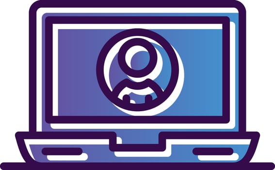Laptop Vector Icon Design