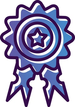Award Vector Icon Design