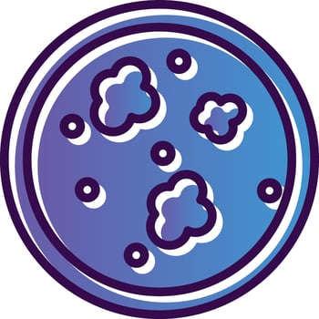 Petri dish Vector Icon Design