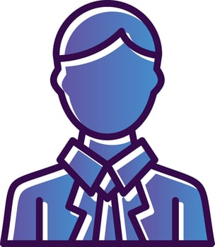 Male teacher Vector Icon Design